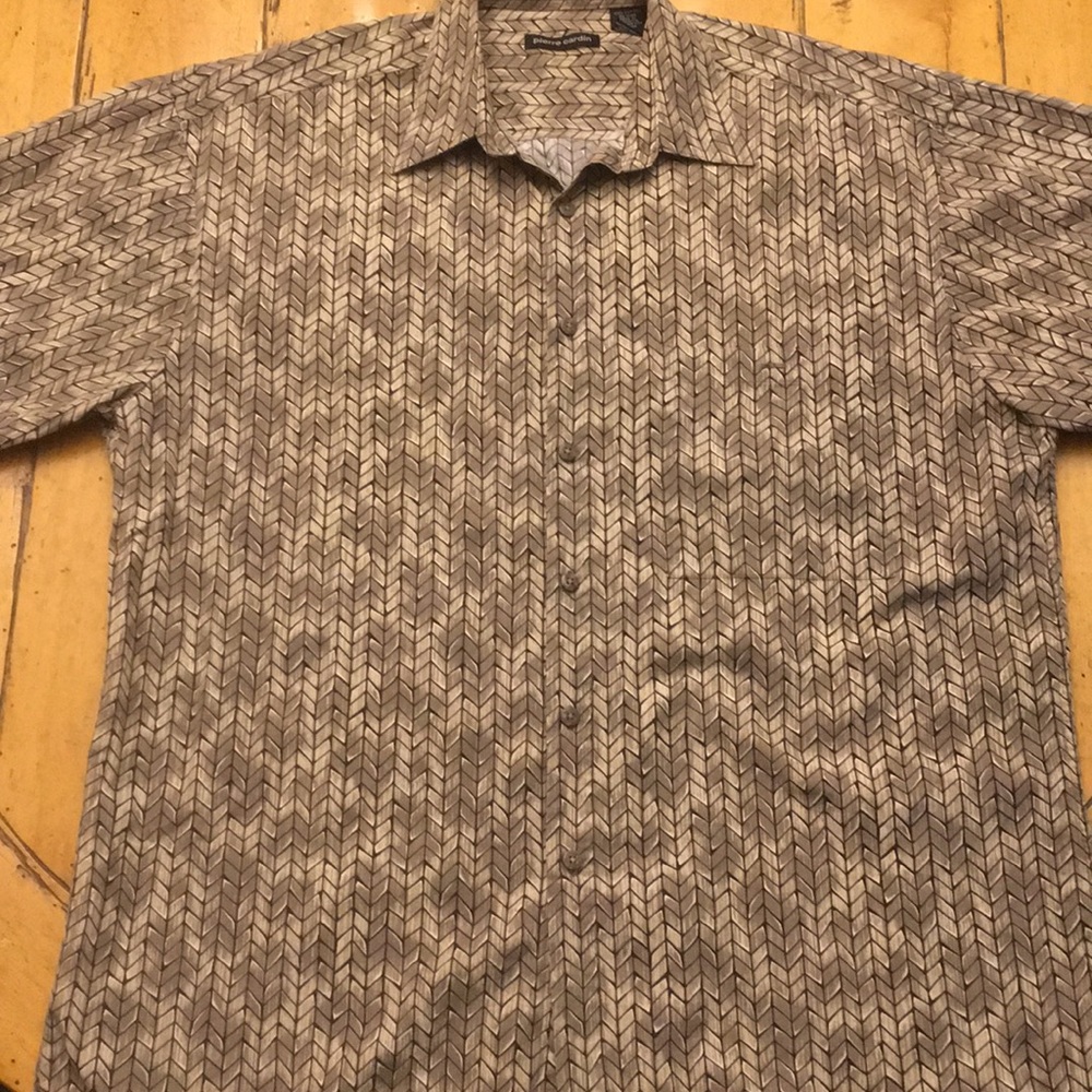 Pierre Cardin Men’s unique tropical shirt Size L